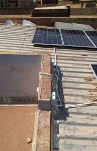 Connexion des panneaux solaires