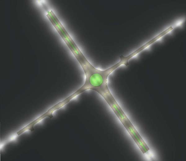 Simulation d'éclairage