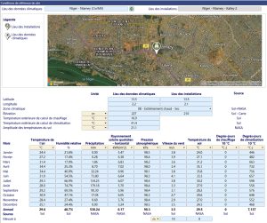 Conditions meteorologiques