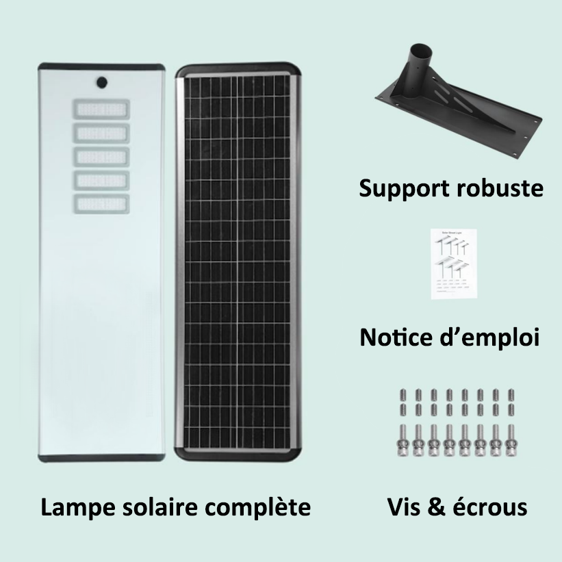 Matériels du lampadaire solaire compacte