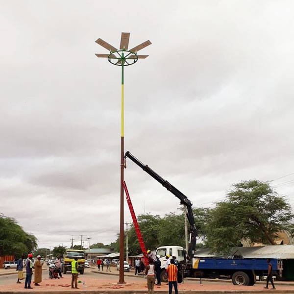 lampadaire solaire tout-en-un