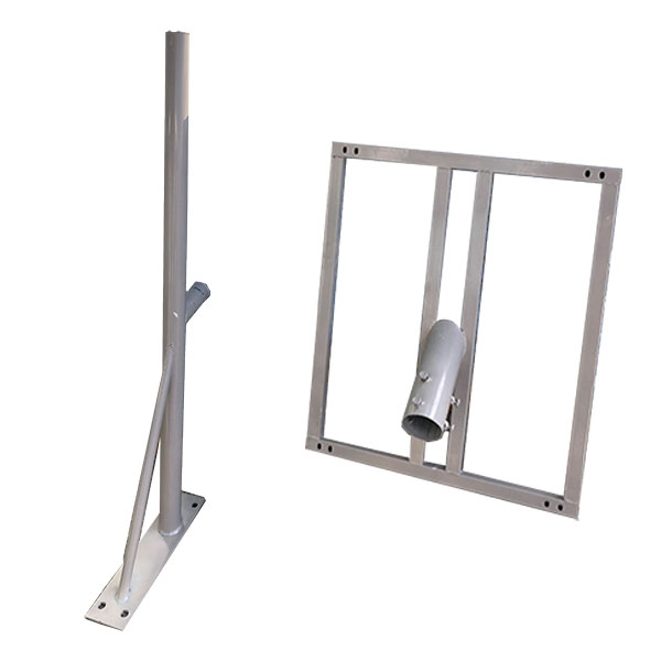 Support murale ou sur poteau du lampadaire solaire