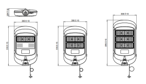 Dimensions des lampes LED