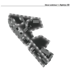 Effet declairage solaire avec les lampadaires LED