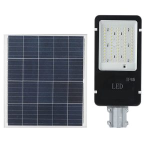 Lampadaire solaire avec le panneau solaire