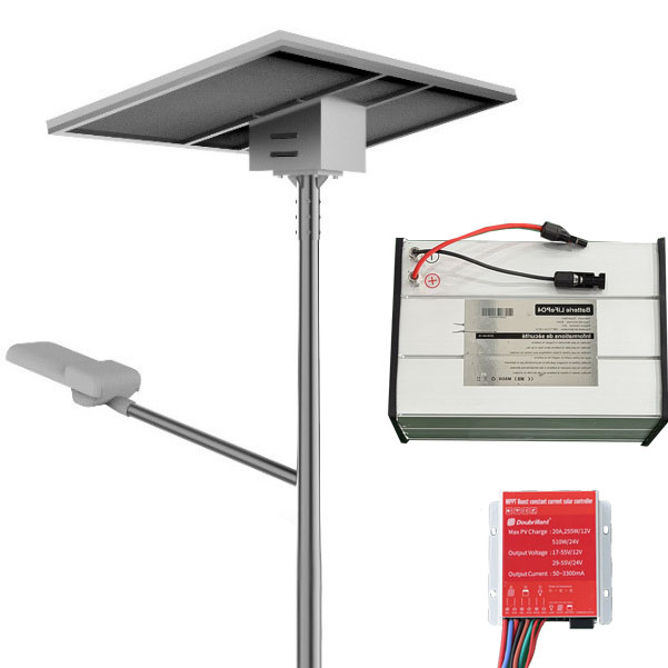 lampadaire solaire avec batterie LiFePo4